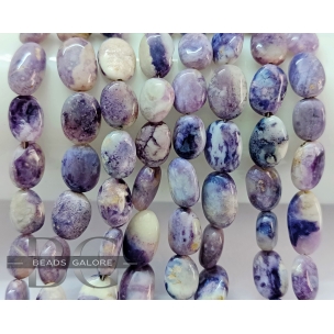 Tiffany Opal Smooth Oval shape beads , Tiffany Opal Gemstone Beads ,Nuggets beads, jewelry supplies  16 inches Strand