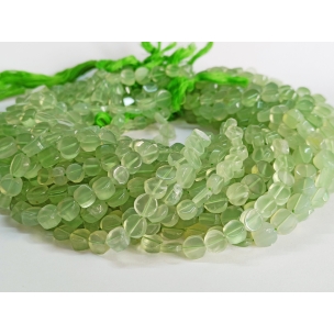 Natural Prehnite Plain Coin Shape Beads, Prehnite Beads, Prehnite Coin, Prehnite Gemstone Beads